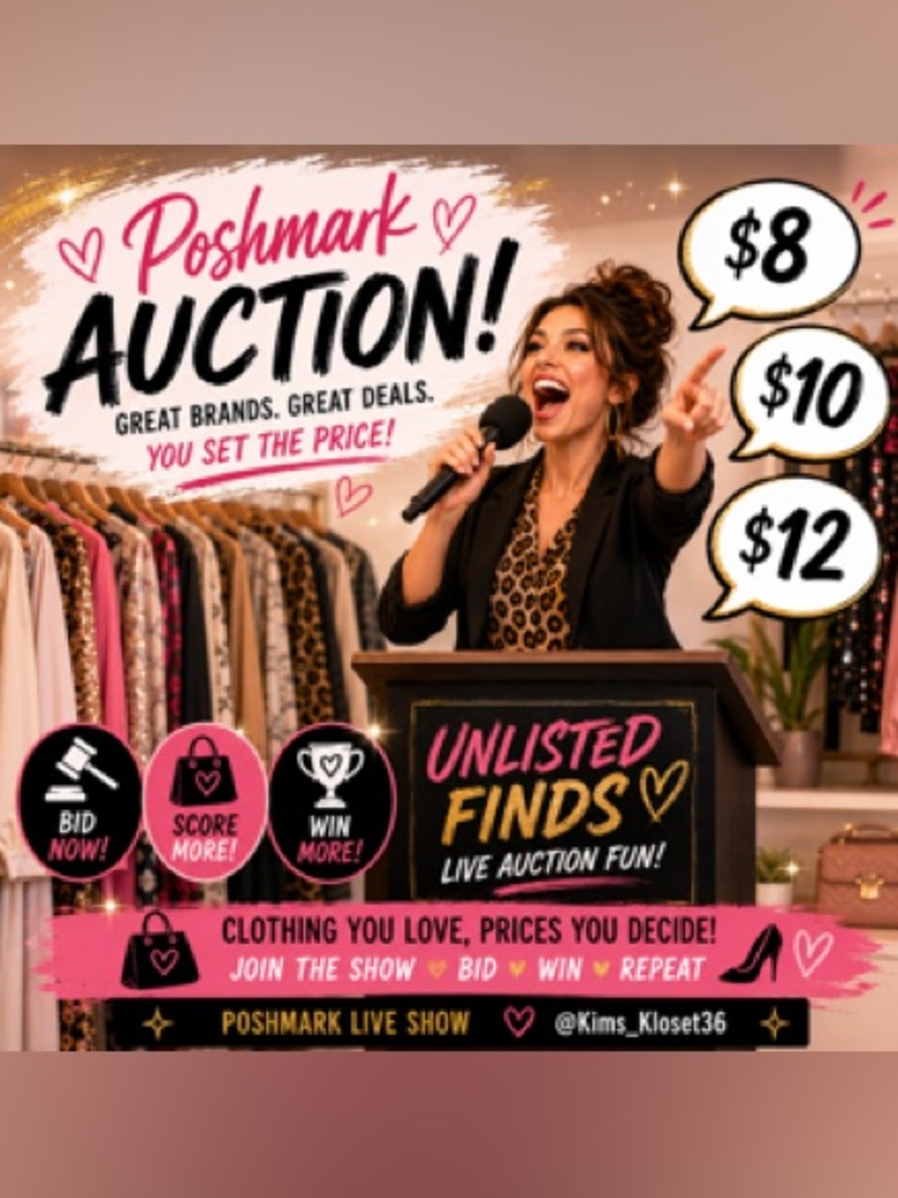 Auction Unlisted Finds Live Show Poster -